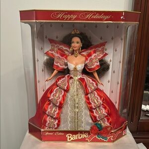Barbie 1997 Holiday Special Edition Doll - Red
